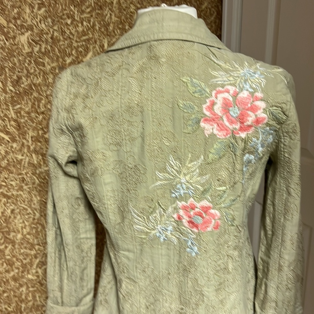 Johnny Was embroidered blazer